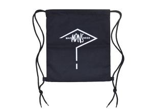 China Cotton Personalised Drawstring Bag , Canvas Drawstring Bags Silk Printing factory
