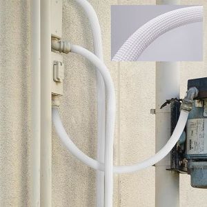 China pipe insulation foam White PE Foam Pipe Insulation tube for Air Conditioning &amp; Water Pipe Insulation factory