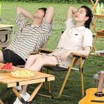 Kermit Outdoor Camping Chairs Folding Picnic Casual Beach Adjustable