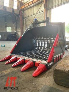 China Mini Excavator Skeleton Bucket Sand And Gravel Custom Color factory