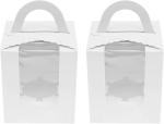 Window Handle Paper White cake Cupcake Gift Boxes