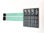 8B35 PC Membrane Keyboard Manufacturer With Two 2.54MM Pitch Connector