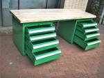 Powder Coating Stainless Steel Industrial Workbenches With Drawers