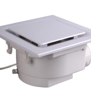 China Low Noise Plastic Ceiling Wall Mounted Ventilation Exhaust Fan with LED Light 6 Inch factory