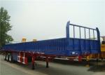 30ft Roof Opened 2 Axles Drawbar Box Full Trailer For Bulk Cargos Mine Material