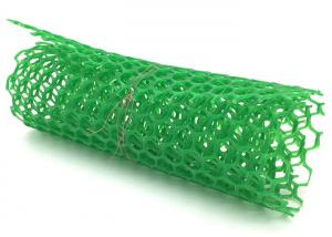 China 50m Length Plastic Mesh Netting Green Extruded Chicken Wire Fence on sale