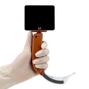China 3 Inch Screen Portable Rigid Video Fiber Optic Laryngoscope For Neonate factory