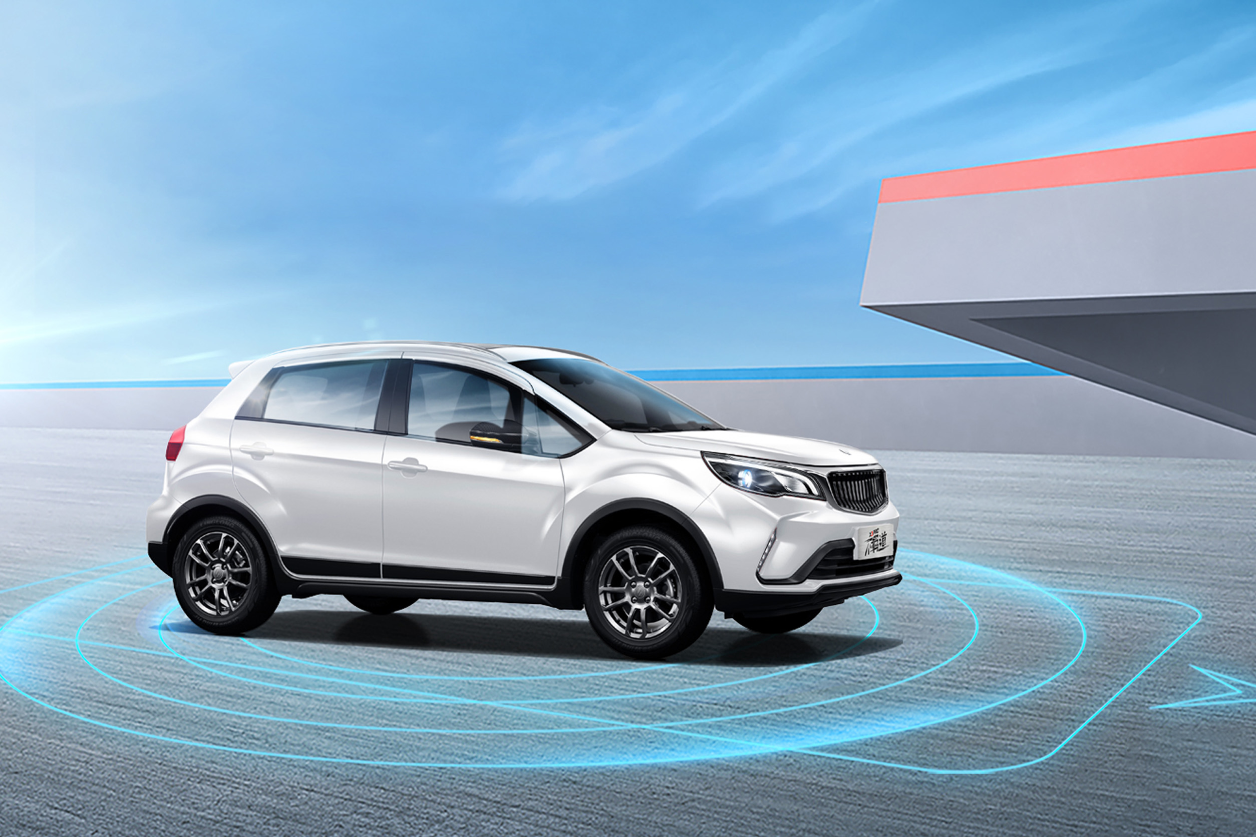 Electric Steering Geely Auto Livan X3 Pro 1.5L CVT Small SUV FWD Gaspetrol with Rear Camera R16 Tire Size Leather Seats