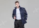 Front Windbreaker Buttons Outdoor Work Clothes Mens Jacket For Workers