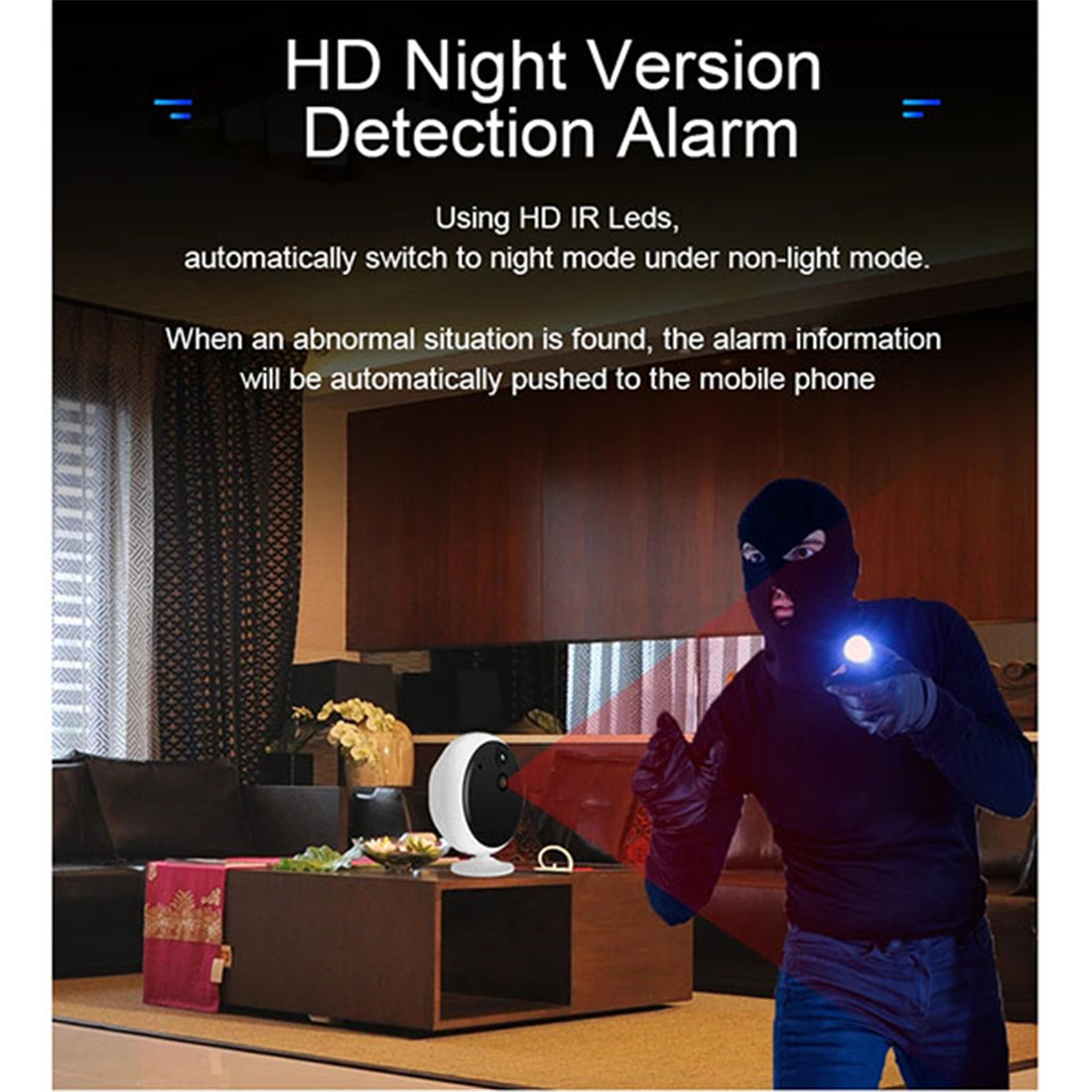 2021 Tuya 1080P Smartlife App Wireless Battery WiFi Security Home Camera 2MP HD PIR Surveillance CCTV Camera Smart Notif