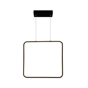 China Modern Minimalist square Chandelier Frame LED Aluminum Pendant Lights factory