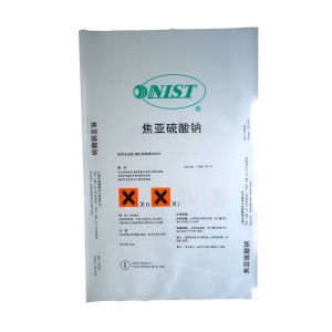 Industrial sugar / minerals PE valve bags with open top & M gusset