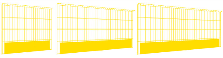 Steel Mesh Barrier Edge Protection System With Toeboard for Construction