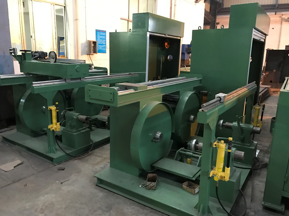 Aluminium Rod Breakdown Machine With Online Annealing Machine Free Rod Type Traversing