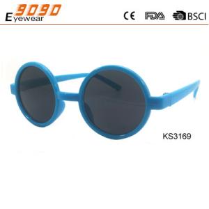 China Children's classic round sunglasses with plastic frame ,anti uv factory