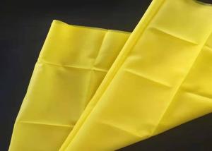 China 77t 195 Mesh Count 42g/M 35% Opening Silk Screen Printing Mesh Yellow factory
