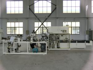 China Automated Operation Packaging Machine For Sanitary Napkin Wrapping factory