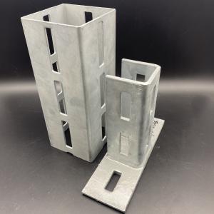 China Heavy Load Metal Steel 120x100x4mm Square Channel factory