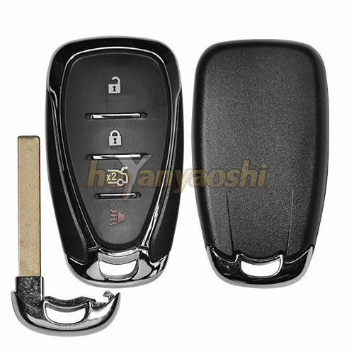 Reliable 4 Button Car Remote , Small Size Chevrolet Optra Key Shell Long