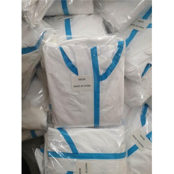 China Waterproof Ppe Medical Bio Waterproof Protective Suit Dust Proof factory