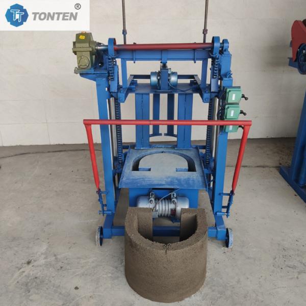 China Direct Push Small Portable Brick Making Machine Round Well Brick Making Machine factory