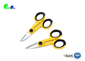 China Yellow Indoor Fiber Optic Tools Fiber Optic Scissors / Cutter For Cable's Kelvar Cut factory