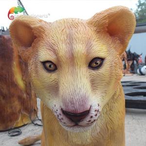 China Smooth Texture Fiberglass Lions Waterproof For Theme Park factory