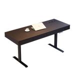 Minimalist Durable Hotel Bedroom Desk With Leather Swivel Chair Customized