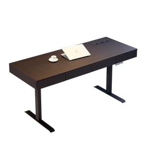 China Minimalist Durable Hotel Bedroom Desk With Leather Swivel Chair Customized factory
