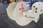 Good Welding Q345B 400mm Pitch Excavator Mounted Auger For Foundation