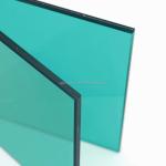 Stylish Dark Green PVB Colored Laminated Safety Glass for Villa Building