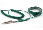PU Green Anti Static Wrist Strap Grounding Conductive Wire Electronics Factory