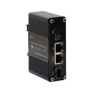 Compact USB-C Ethernet Adaptor with Gigabit RJ-45 and Fiber Support