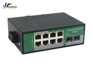 China FCC Industrial 8 Gigabit Ethernet Port Fiber Optic POE Switch factory