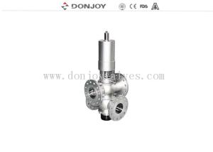 China DN40 Sanitary Mixproof Valve With Pneumatic Actuator factory