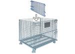 Assembled Collapsible Wire Containers Indoor Use 29 Inch Long 35 Inch High