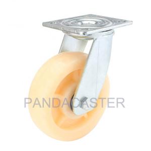 China Wear Resistant Cast Nylon Wheels , 6 Inch Heavy Duty Swivel Trolley Wheels factory