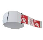 H14.605 Pvc Cardstock Fire Extinguisher Tags Plastic Hang Tag