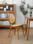 Hotel Banquet Event Dining Room Furniture Luxury Modern Stackable Rattan Wood