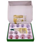 Body Professional Handheld Cupping Cups Set With Red Light Therapy