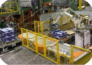 China Paper Mill Assembly Line Robots Intelligent Equipment For Palletizing factory