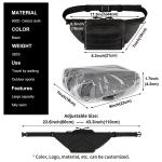 Small Crossbody Waist Bag Pack Fanny Mens 8.3x7x17.3"
