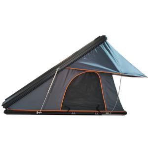 China Car Roof Top Tent Aluminium Triangular Hard Shell Roof Top Tent with Diagonal Bracing factory