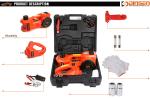 155mm Electric Jack & Impact Wrench Kit Set, 12 Volt Car Jack Kit With Valve