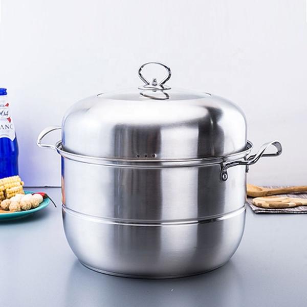 Good Quality Stainless Steel Mirror Polishing Cooking Steamer Induction Cookware