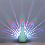 Novelty gifts product Peacock projection lamp, funny and attractive peacock