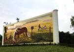 Double Pillar Outdoor LED Advertising Screen Hd Full Color 1920 Hertz