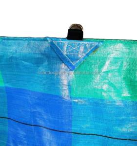 China Stripe Style Coated PE Tarpaulin for Agriculture and Industrial Cover Woven Material factory