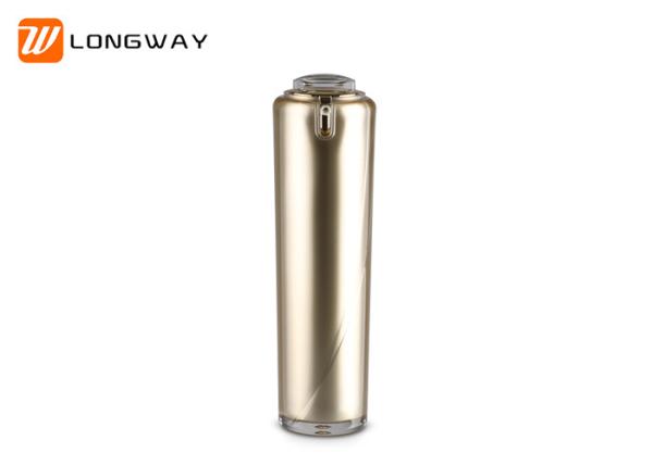 50ml/100ml Acrylic Plastic Type cosmetic packaging set Gold Color for Personal