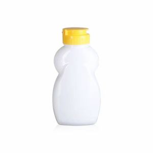 Customized Clear Plastic Squeeze Bottles Reusable Small Honey Jugs 110ml